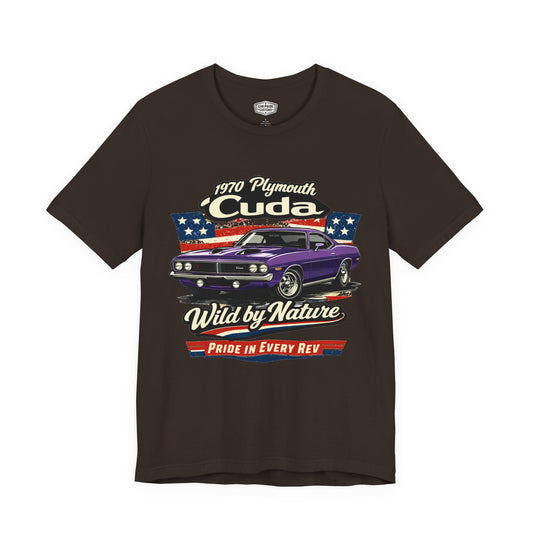 1970 Plymouth Cuda Purple Pride - Premium Tee