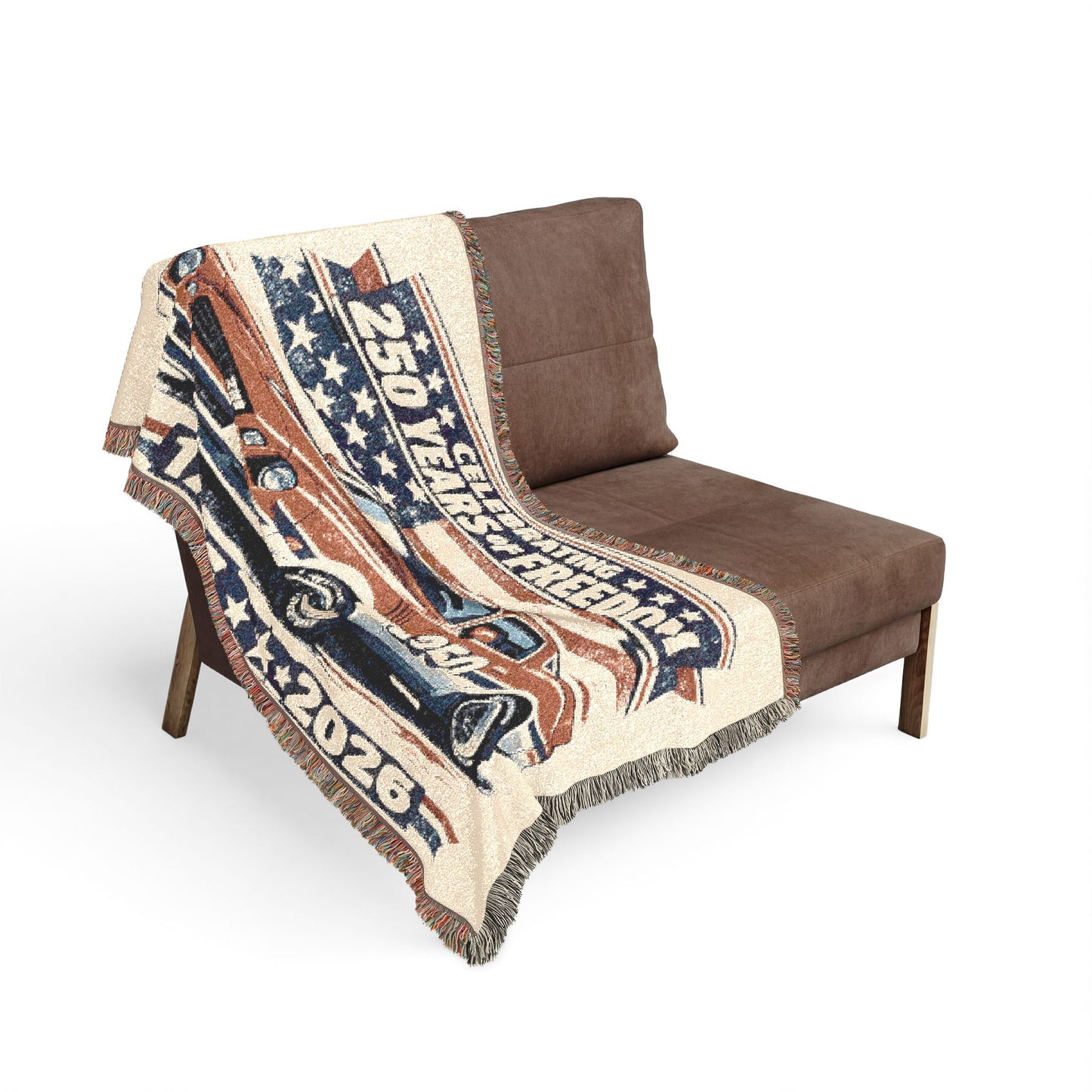 Trans AM Z28 Woven Throw Americana Patriotic Blanket | Automotive Home Decor | Collector Gift | Fathers Day Gift | Car Lover Gift