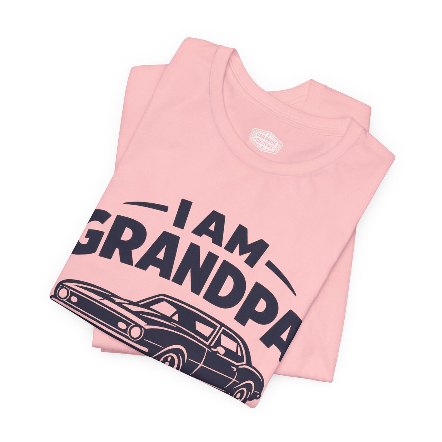 Funny Car T-Shirt | Classic Car Grandpa T-Shirt| Grandpa Car Lover Gift | 1968 Chevrolet Camaro | I am Grandpa