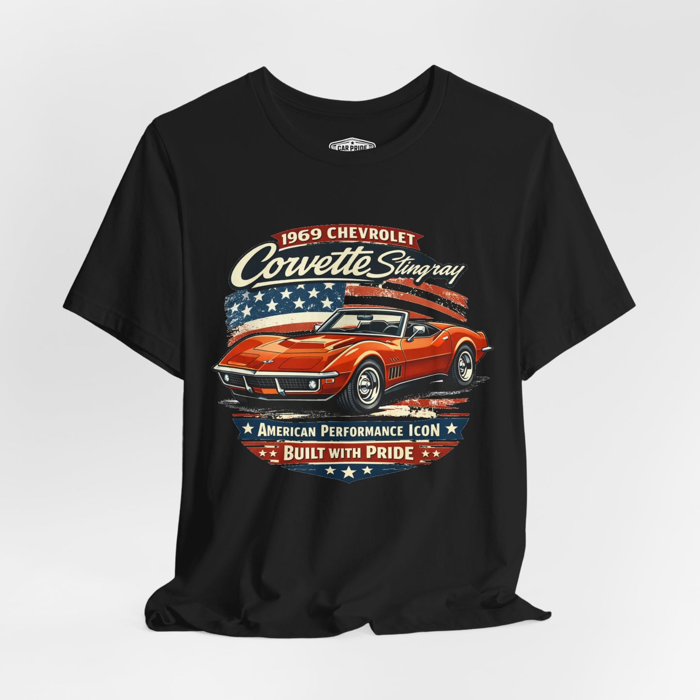 1969 Chevrolet Corvette Stingray Convertible Burnt Orange Pride - Premium Tee