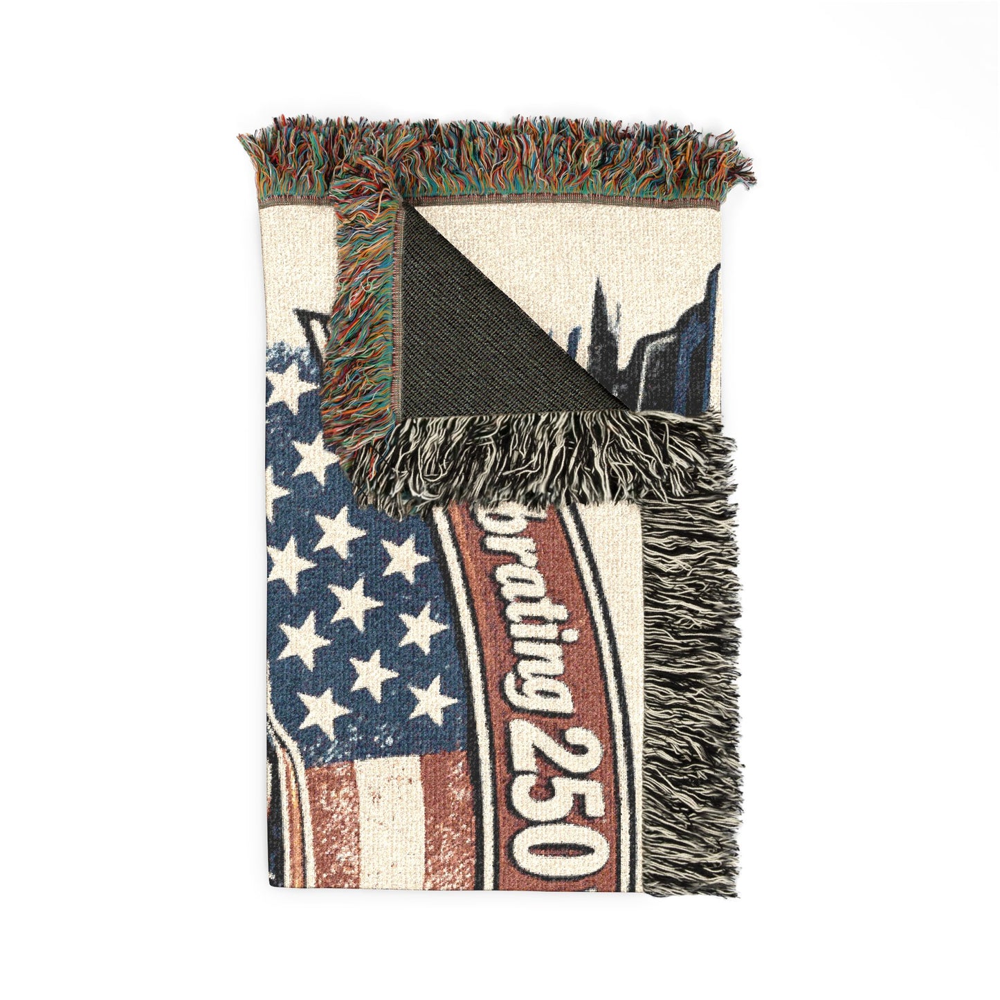 Classic Camaro Woven Throw Americana Patriotic Blanket | Automotive Home Decor | Collector Gift | Fathers Day Gift | Car Lover Gift