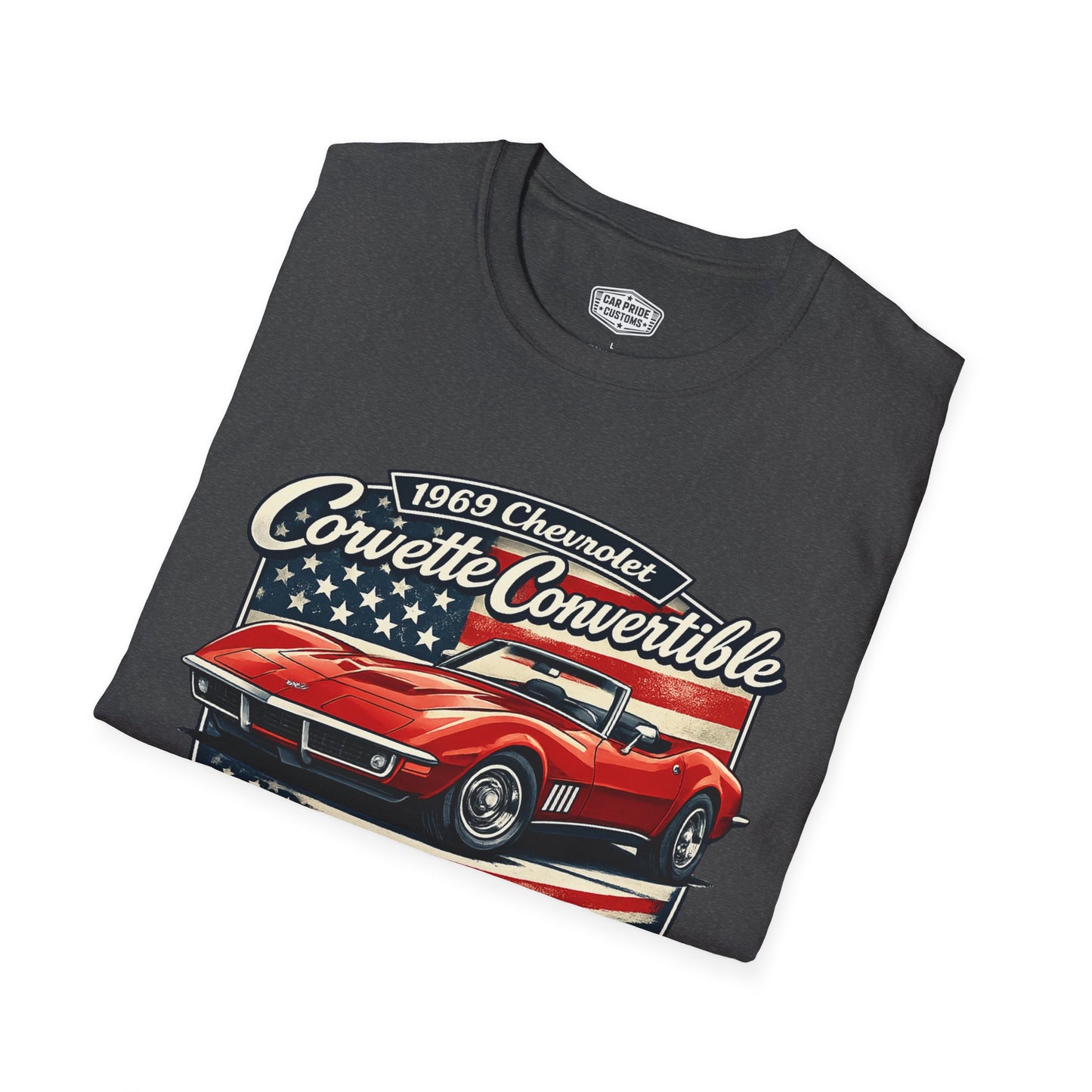1969 Chevrolet Corvette Convertible Red Pride - Standard Tee