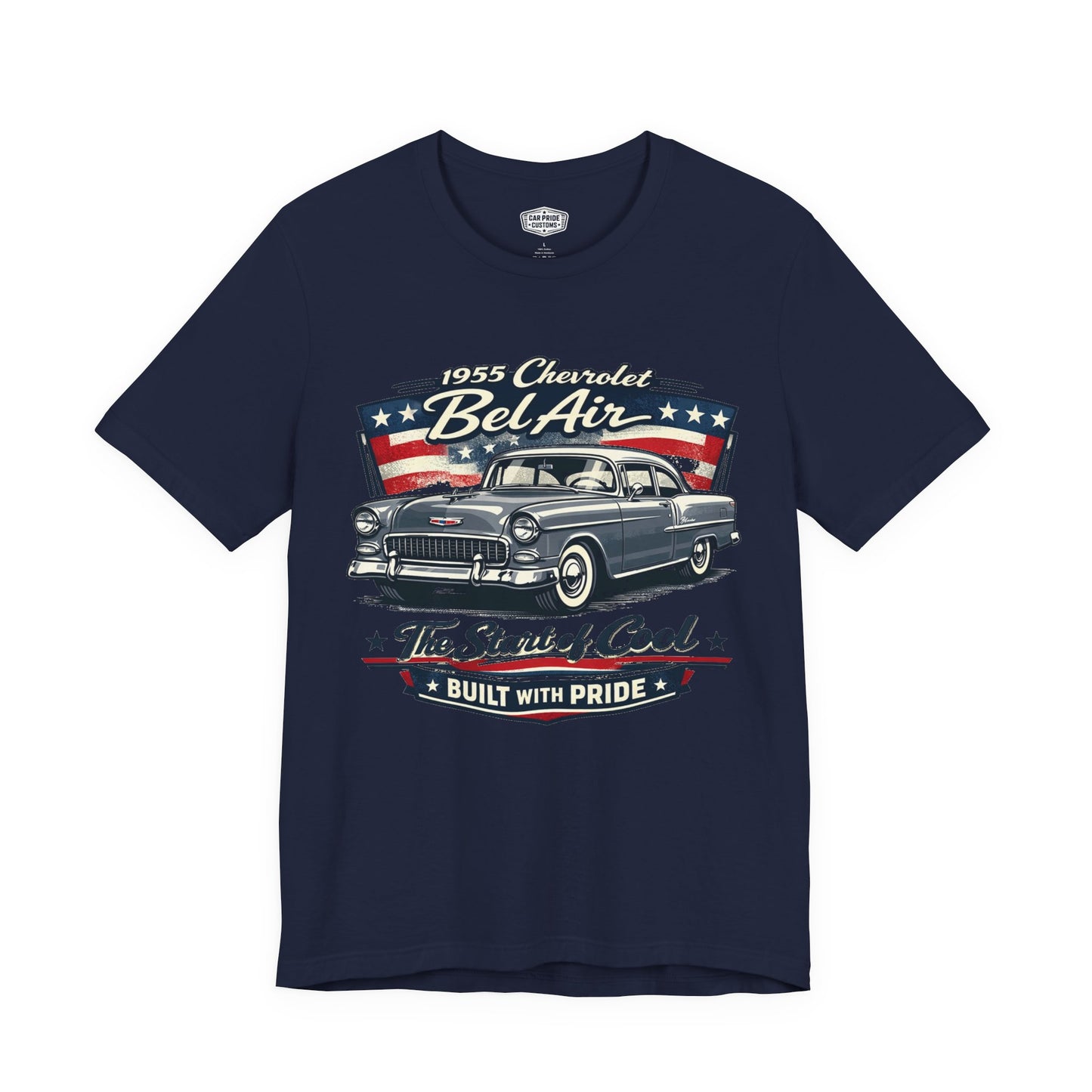 1955 Chevrolet Bel Air Grey Pride - Premium Tee