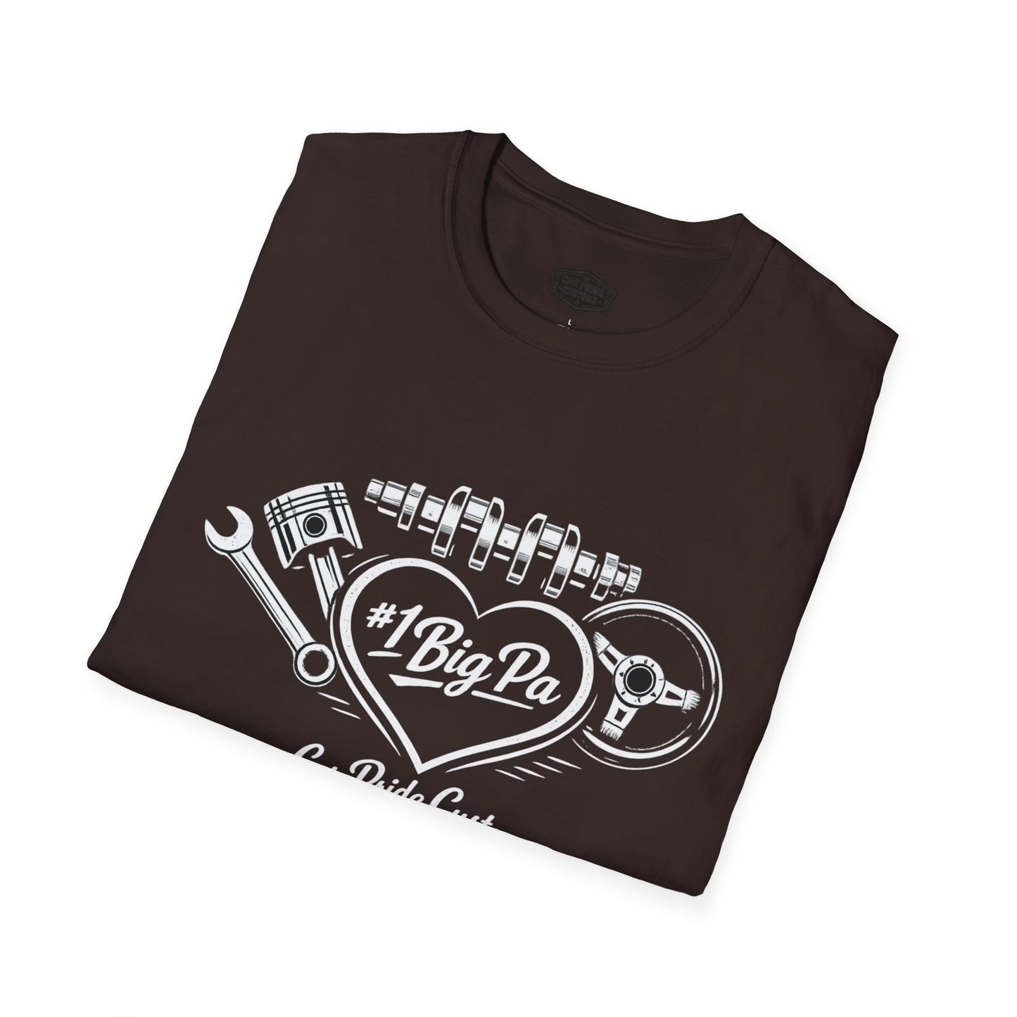 #1 Big Pa Car Shirt | Father’s Day Gift for Grandpa | Car Guy Shirt | Automotive Tee
