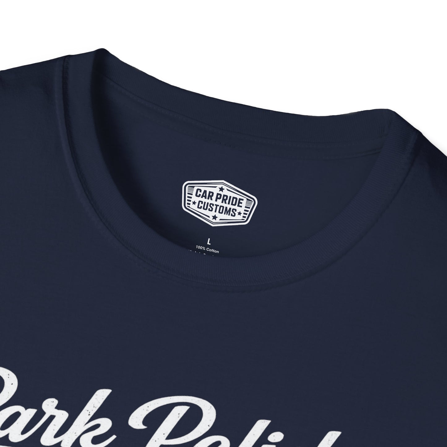 Park Polish Repeat | 1975 Chevy Silverado T-Shirt | Funny Square Body Truck Show Graphic Tee | Chevrolet Truck Shirt