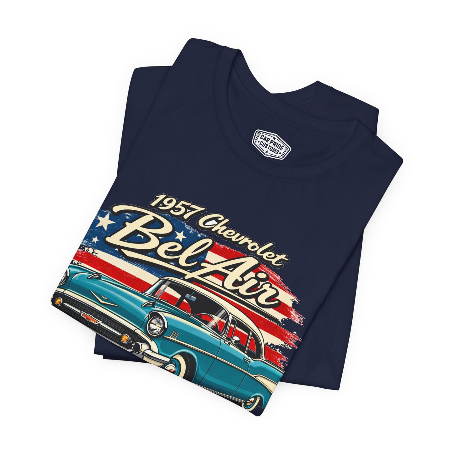 1957 Chevrolet Bel Air Blue Pride - Premium Tee