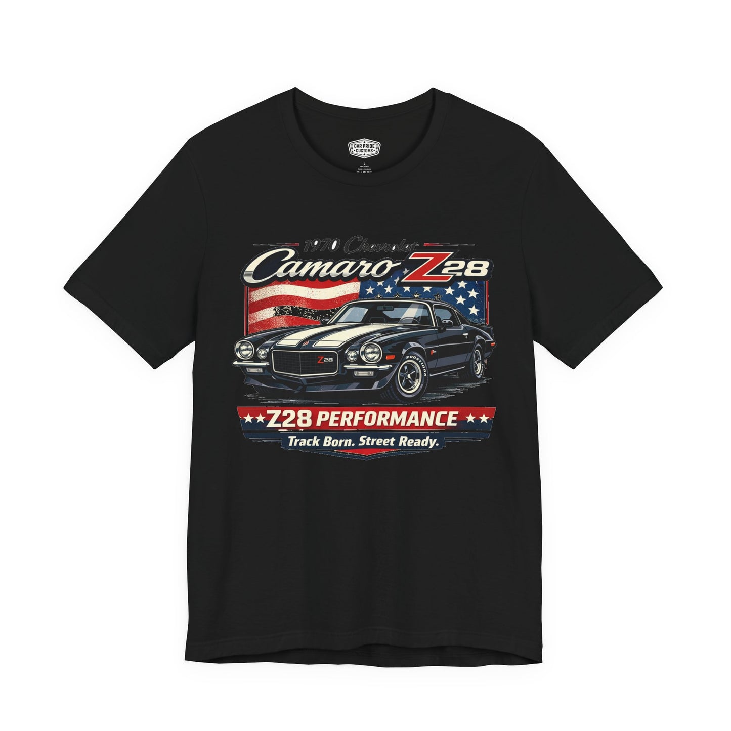 1970 Chevrolet Camaro Z28 Pride Shirt | Classic Car Gift for Dad | American Pride | Vintage | Classic | Premium Soft