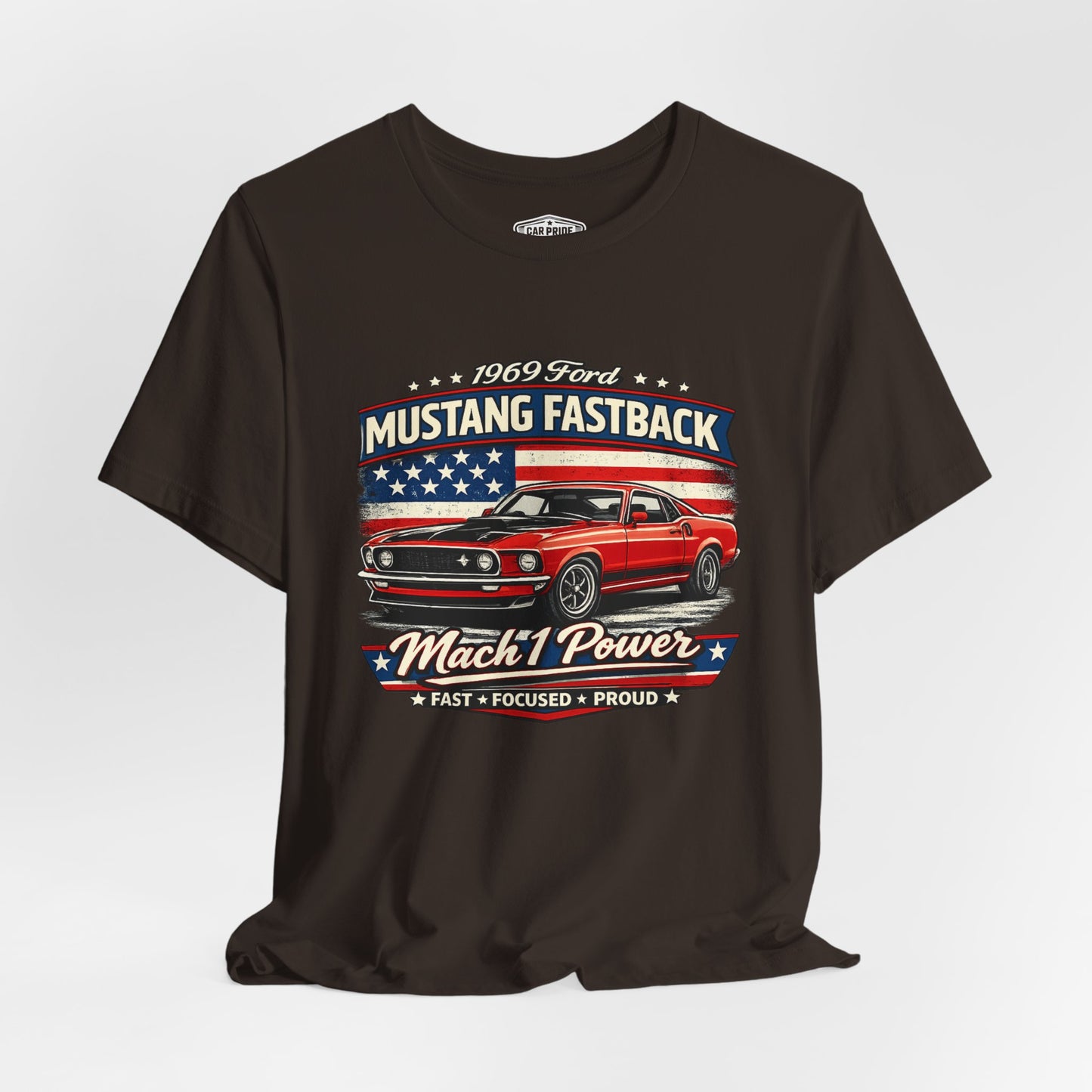 1969 Ford Mustang Fastback Mach 1 Pride - Premium Tee