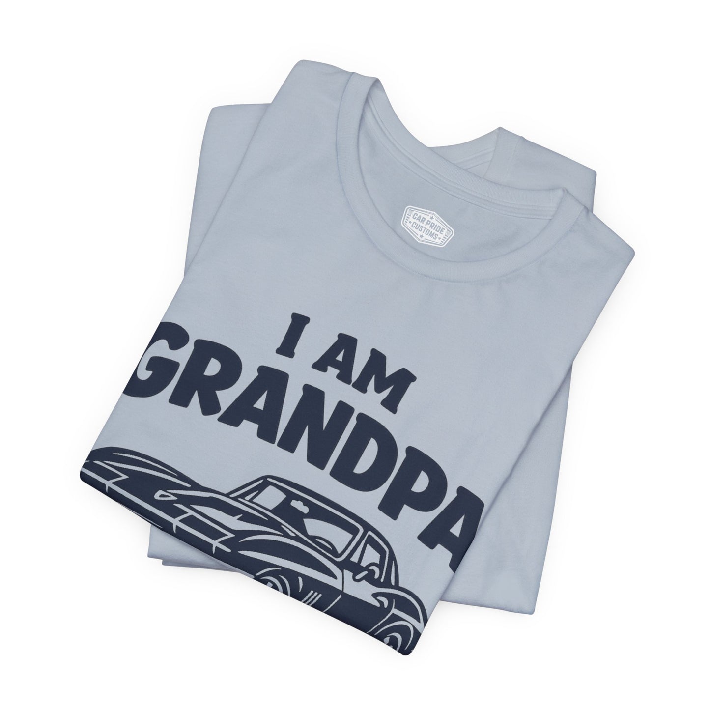 Funny Car T-Shirt | Classic Car Grandpa T-Shirt| Grandpa Car Lover Gift | 1967 Chevrolet Corvette | I am Grandpa