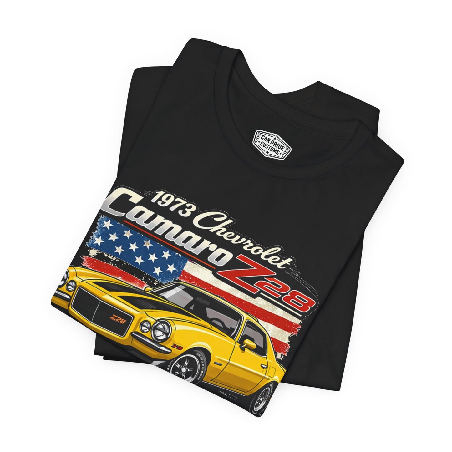 1973 Chevrolet Camaro Shirt | Classic Car Gift for Dad | American Pride | Vintage | Classic | Premium Soft