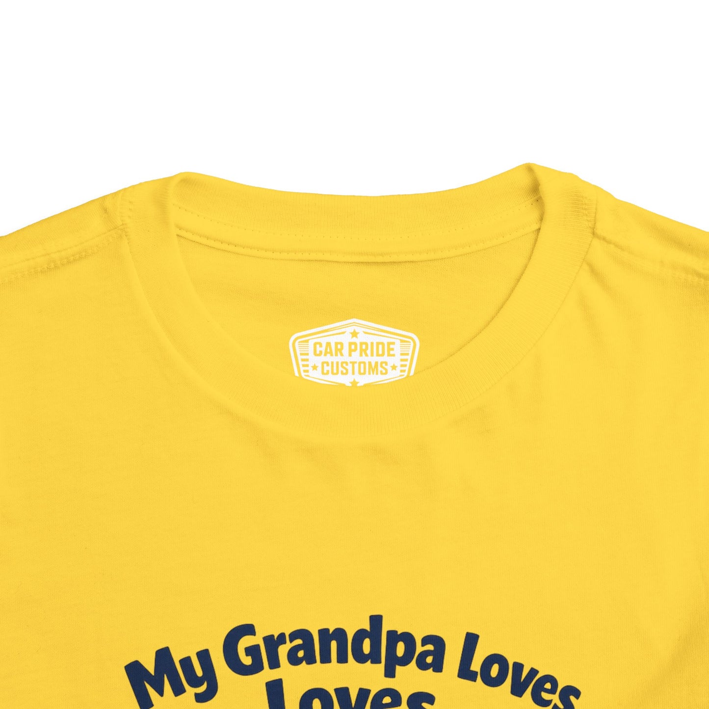 Funny Car T-Shirt | Classic Car Toddler T-Shirt| Grandpa Car Lover Gift | 1969 Pontiac GTO | Grandpa Likes Cars