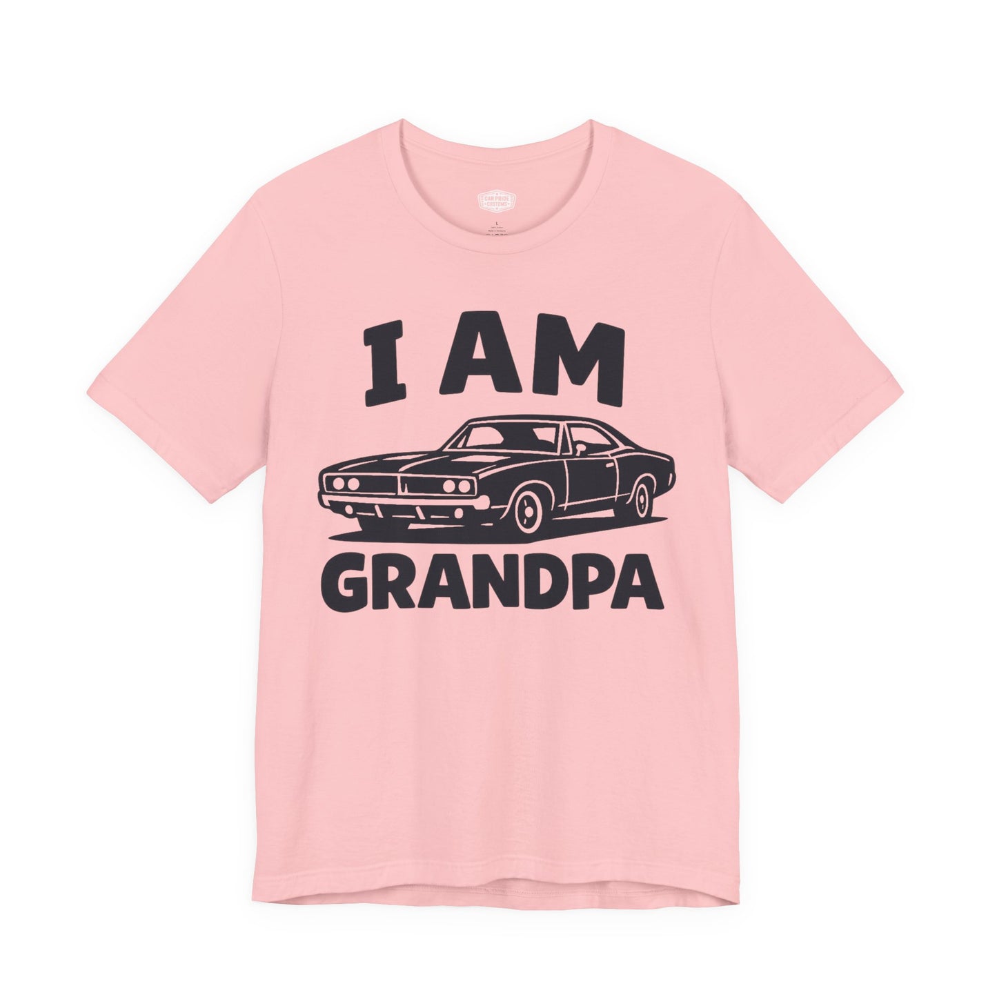 Funny Car T-Shirt | Classic Car Grandpa T-Shirt| Grandpa Car Lover Gift | 1968 Dodge Charger | I am Grandpa