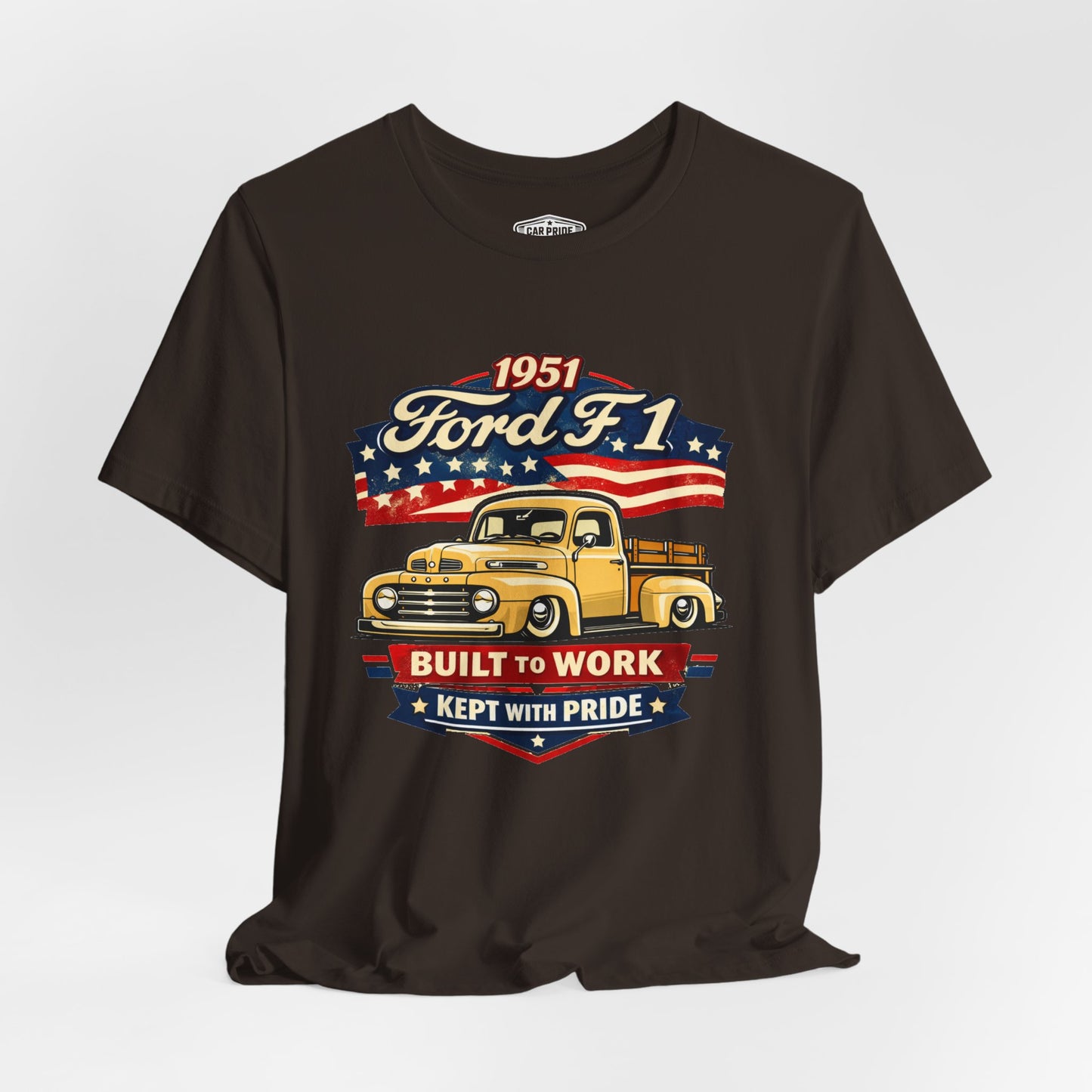 1951 Ford F1 Yellow Pride - Premium Tee