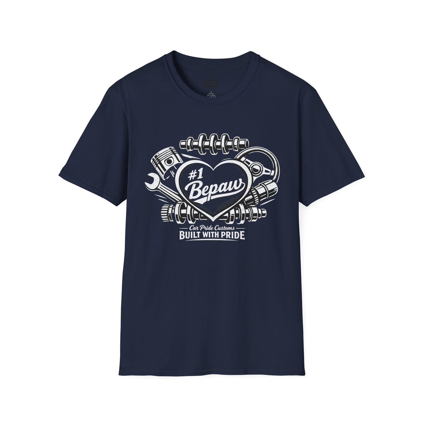 #1 Bepaw Car Shirt | Father’s Day Gift | Funny Grandpa Shirt | Automotive Tee