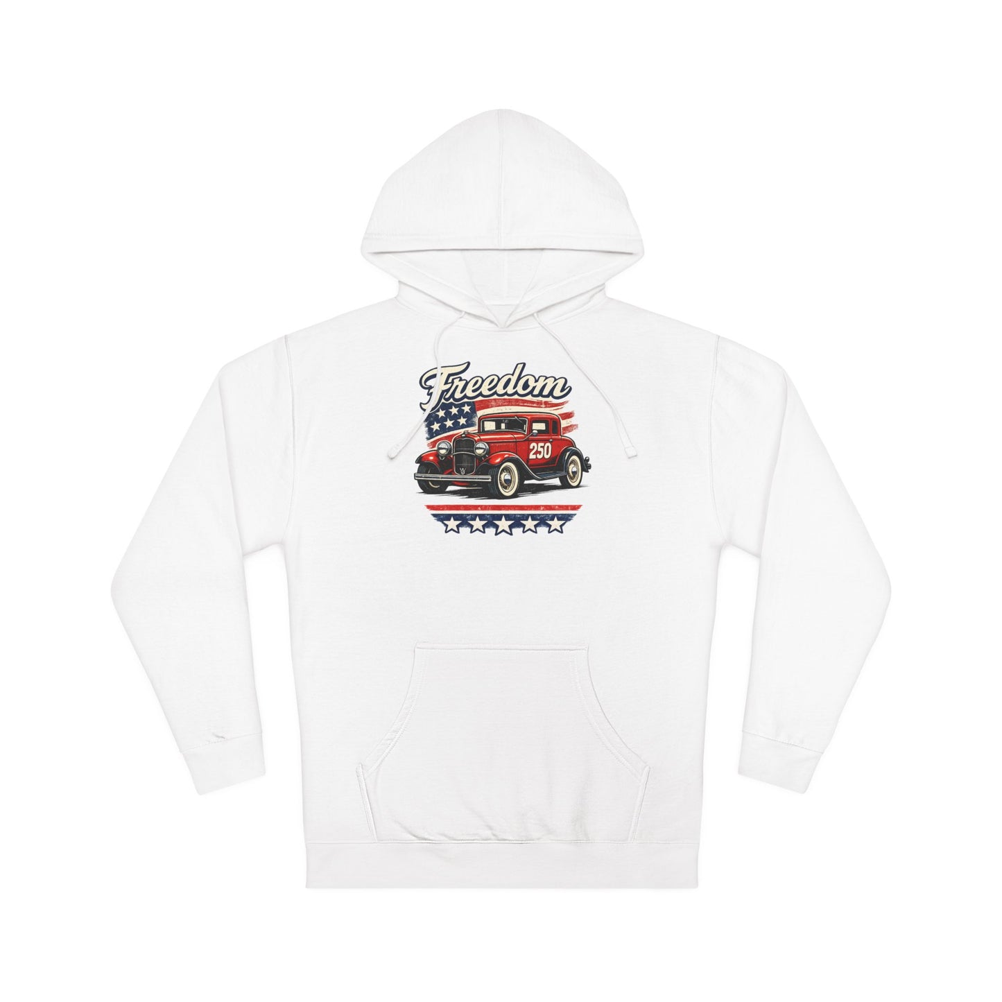 Freedom Ford Deluxe 250 Patriotic American Muscle Car Hoodie| Fathers Day Gift | Car Enthusiast Hoodie