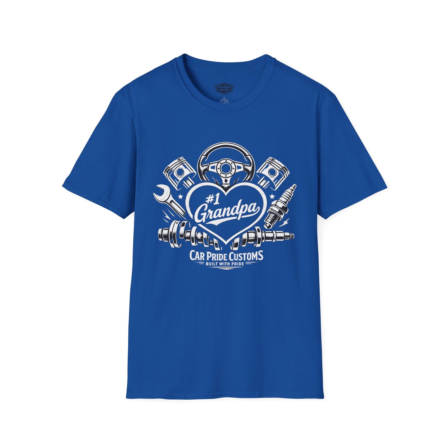 #1 Grandpa Car Shirt | Father’s Day Gift | Car Lover Shirt | Automotive Tee