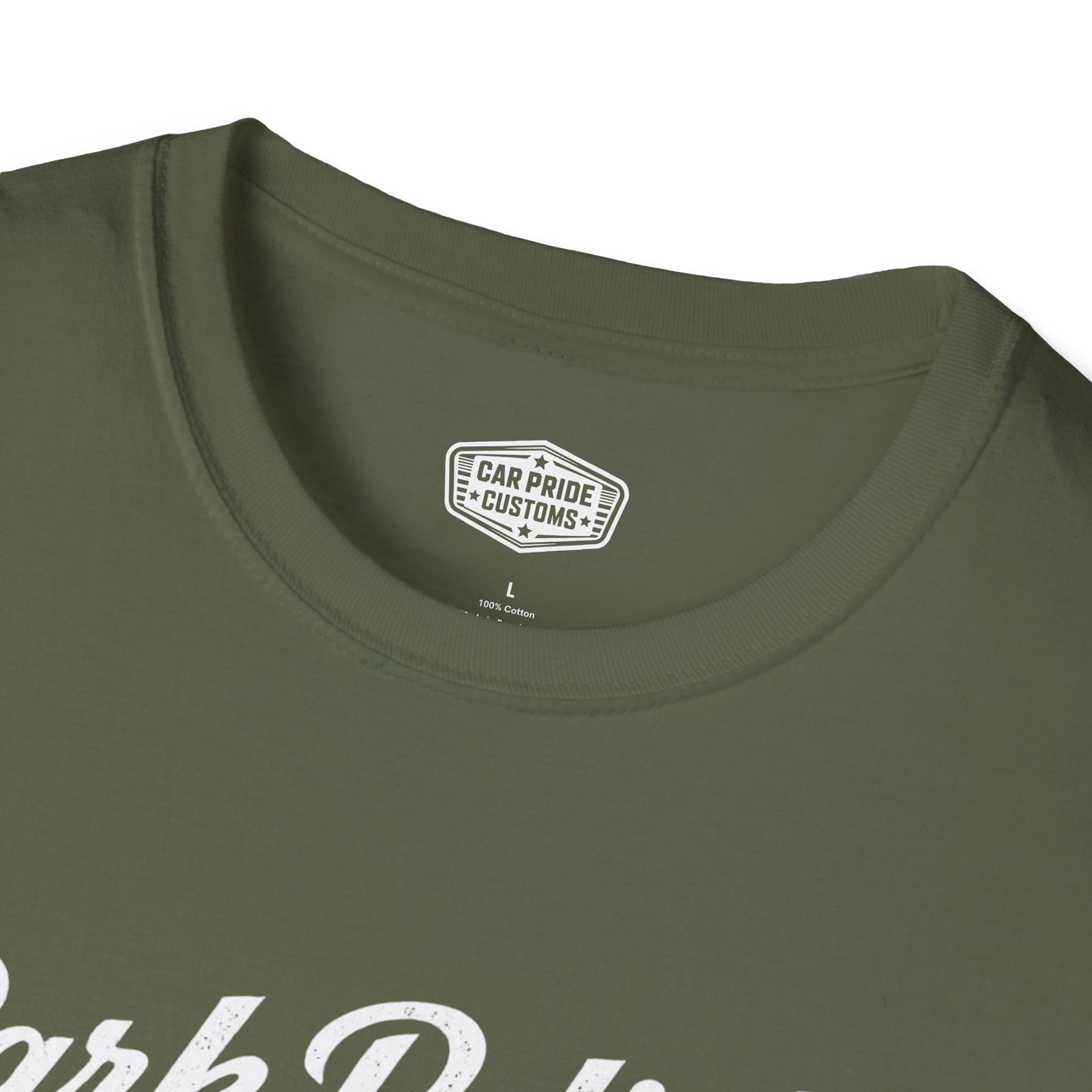 Park Polish Repeat | Corvette T-Shirt | Funny Car Show Ready Graphic Tee | Classic Stingray Shirt