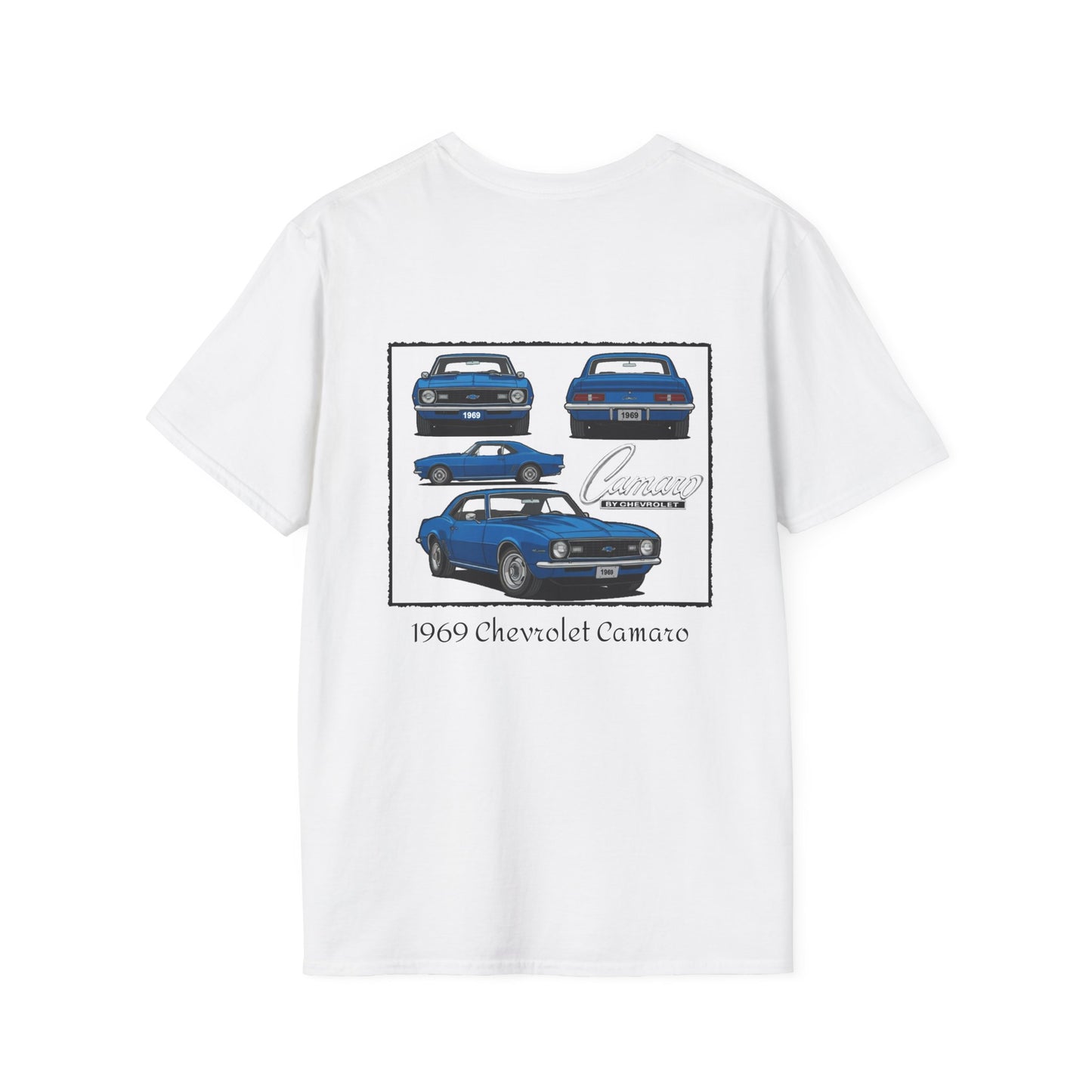 1969 Chevrolet Camaro Blue Stock - Standard Tee