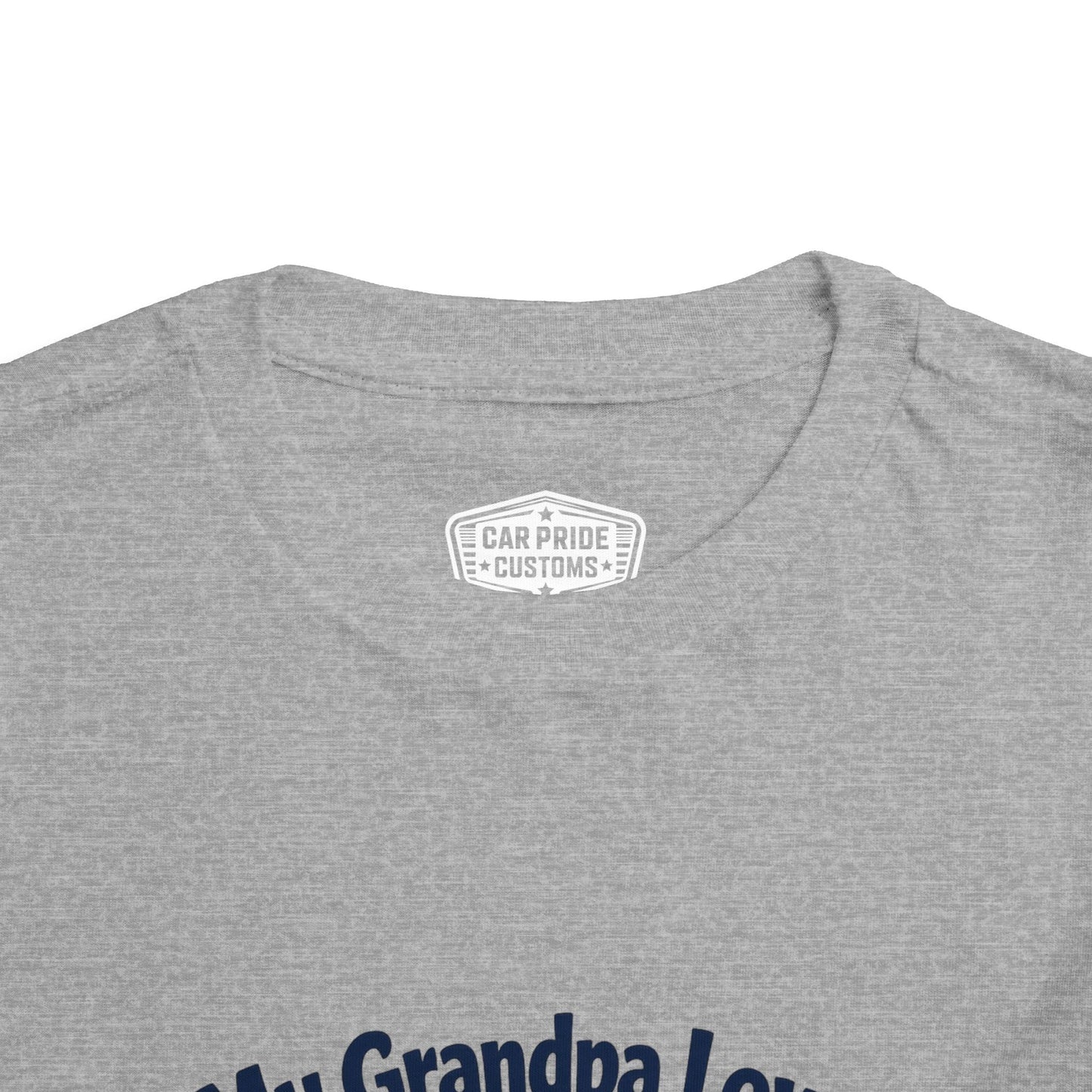 Funny Car T-Shirt | Classic Car Toddler T-Shirt| Grandpa Car Lover Gift | 1968 Ford Mustang | Grandpa Likes Cars