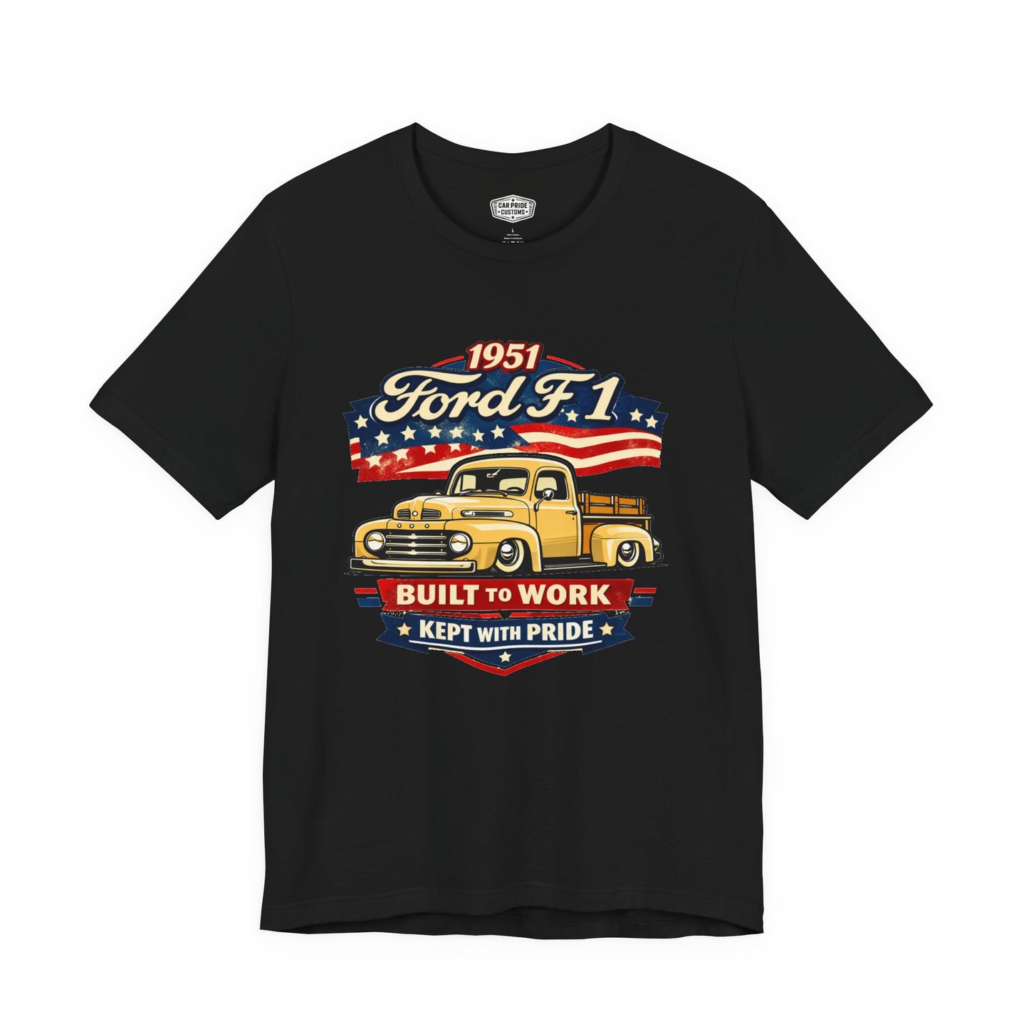 1951 Ford F1 Yellow Pride - Premium Tee