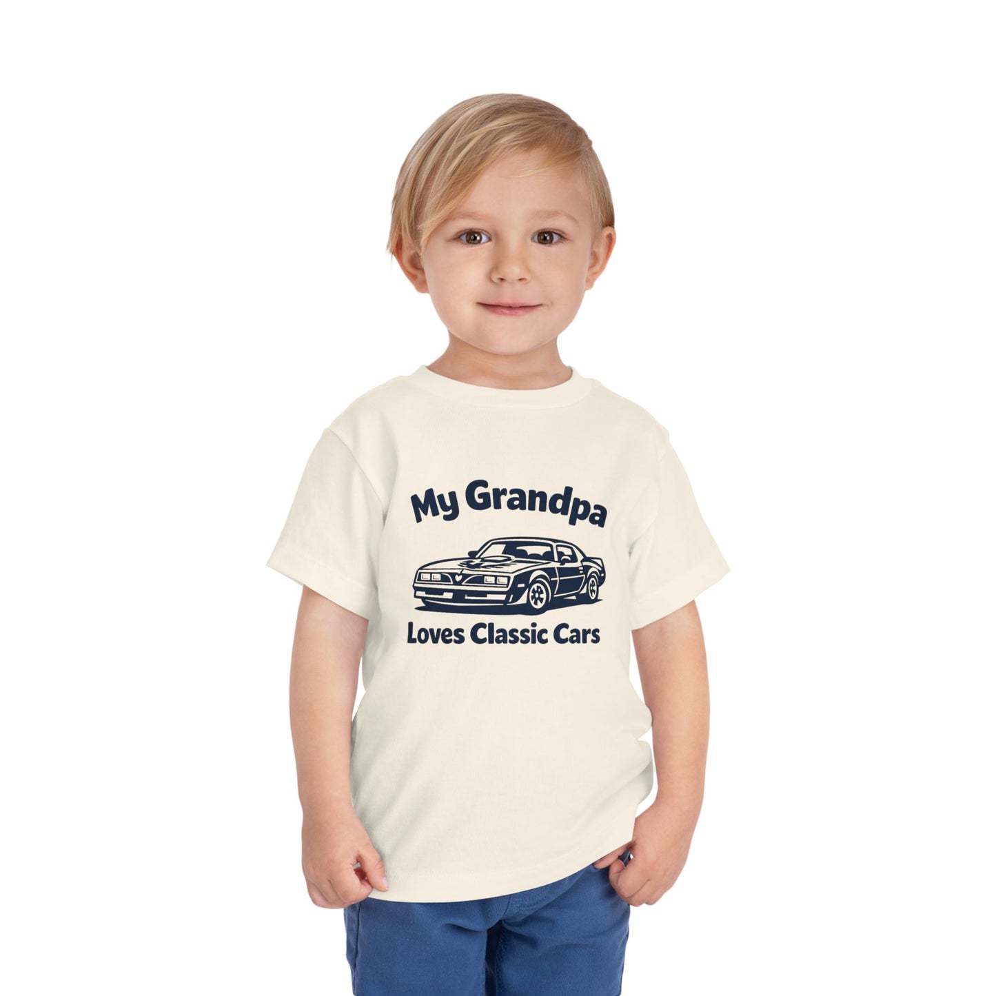 Funny Car T-Shirt | Classic Car Toddler T-Shirt| Grandpa Car Lover Gift | 1979 Pontiac Trans AM | Grandpa Likes Cars