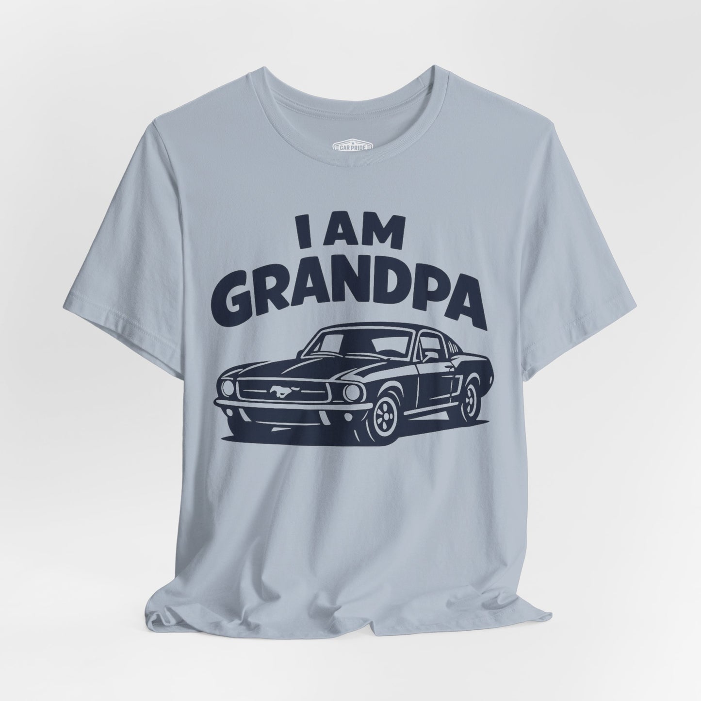 Funny Car T-Shirt | Classic Car Grandpa T-Shirt| Grandpa Car Lover Gift | 1968 Ford Mustang | I am Grandpa