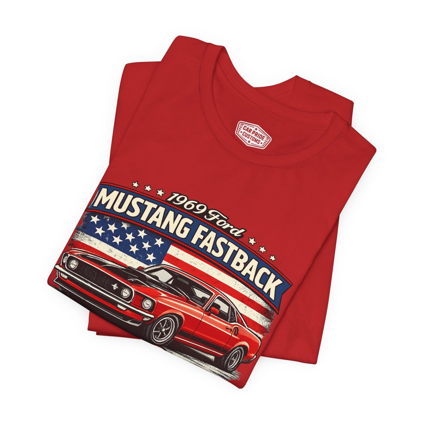 1969 Ford Mustang Fastback Mach 1 Pride - Premium Tee