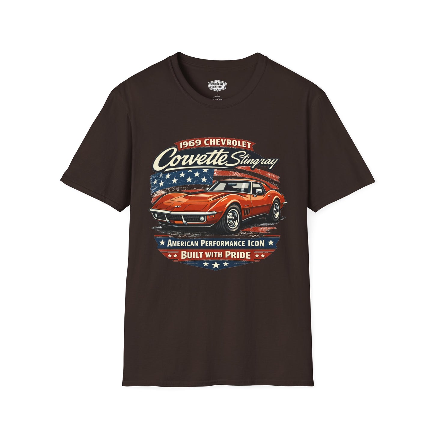 1969 Chevrolet Corvette Stingray Burnt Orange Pride - Standard Tee