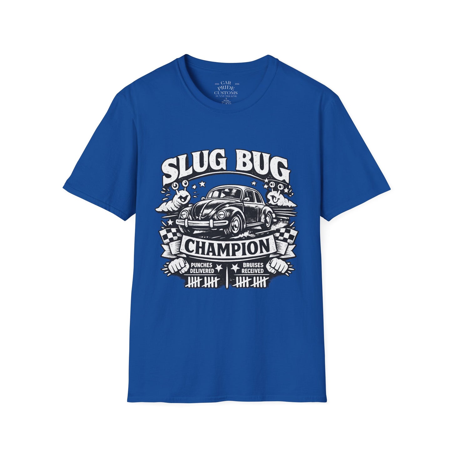 Slug Bug Champion | Funny Car Lover T-Shirt | Fathers Day Gift for Dad | Hot Rod | Car Lover Gift