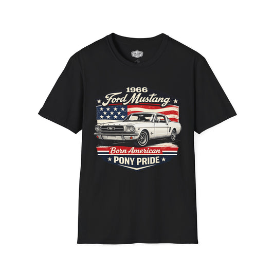 1966 Ford Mustang White Pride - Standard Tee