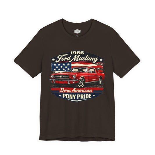 1966 Ford Mustang Red Pride - Premium Tee