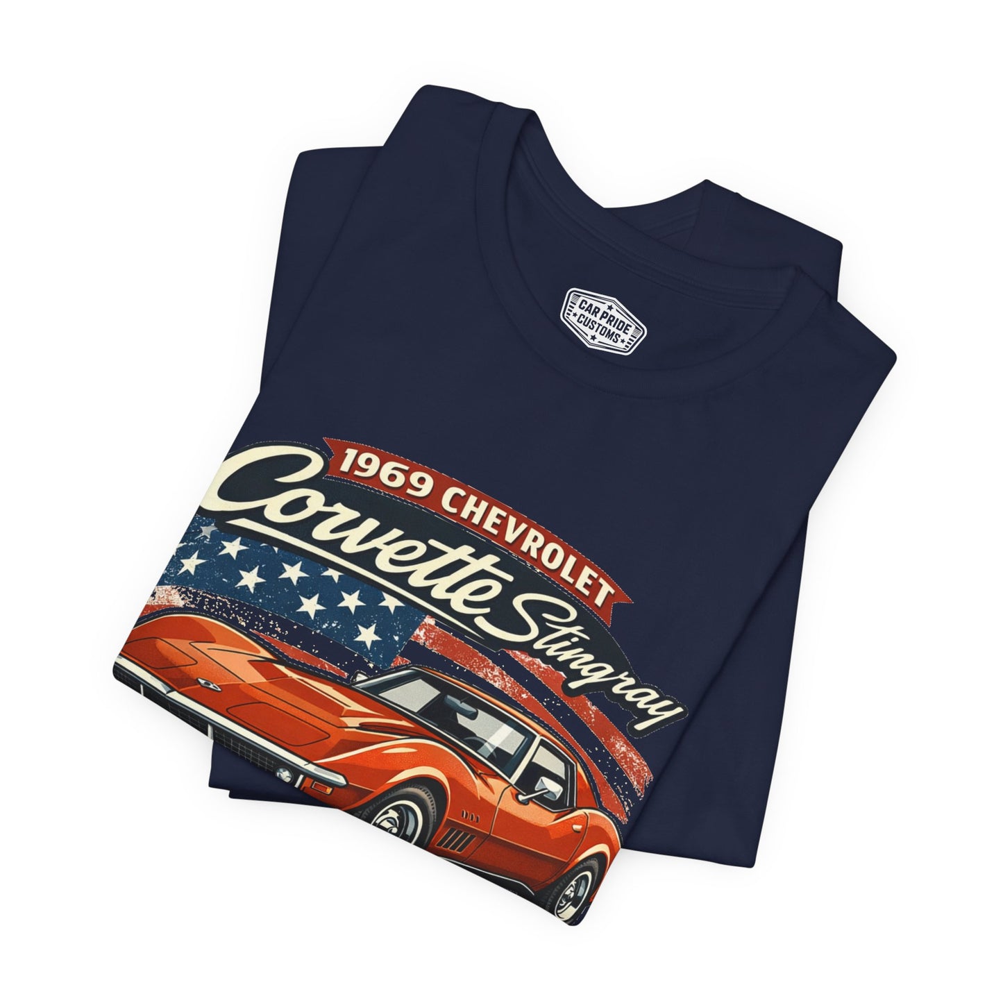 1969 Chevrolet Corvette Stingray Burnt Orange Pride - Premium Tee