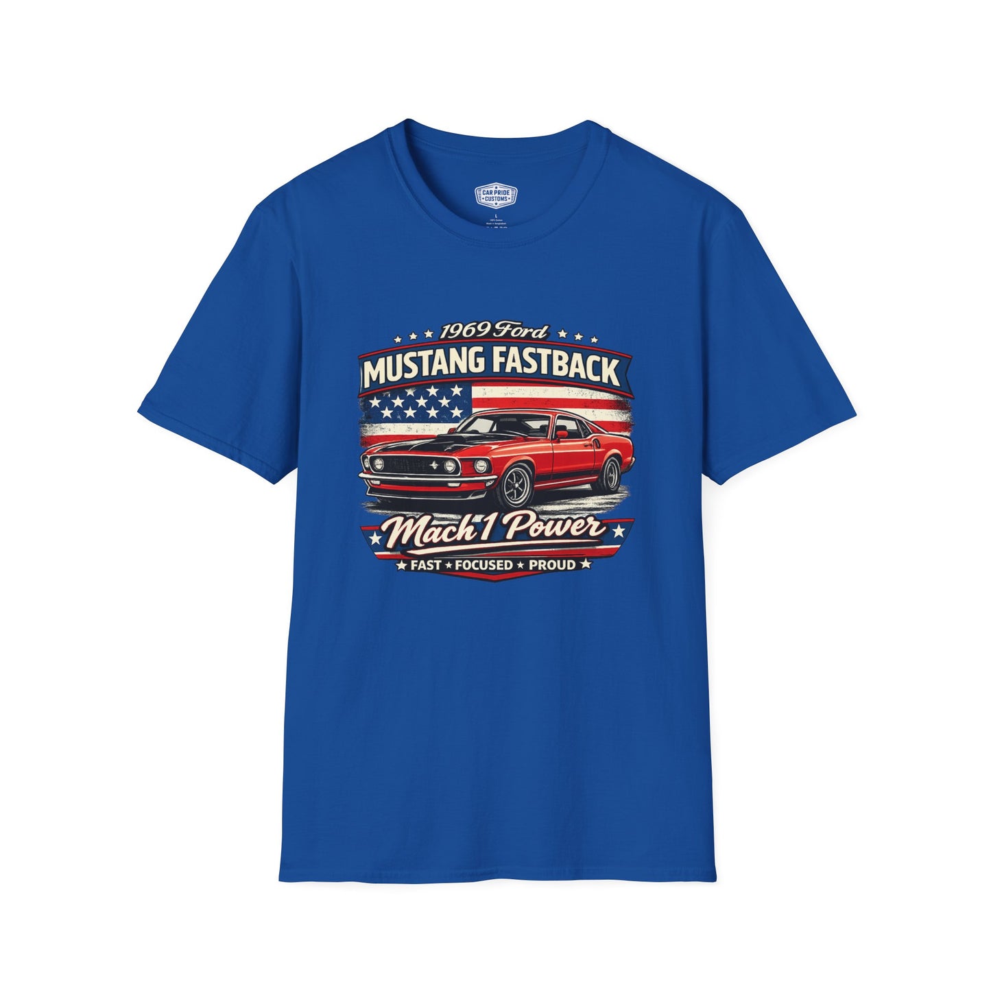 1969 Ford Mustang Fastback Mach 1 Pride - Standard Tee