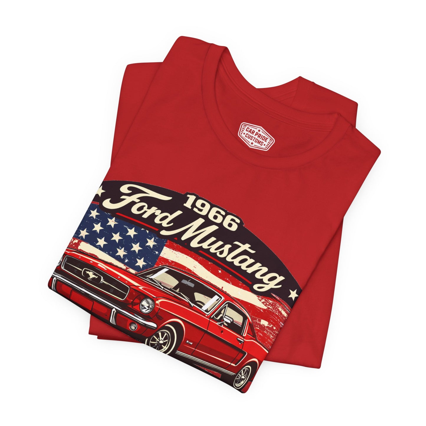 1966 Ford Mustang Red Pride - Premium Tee