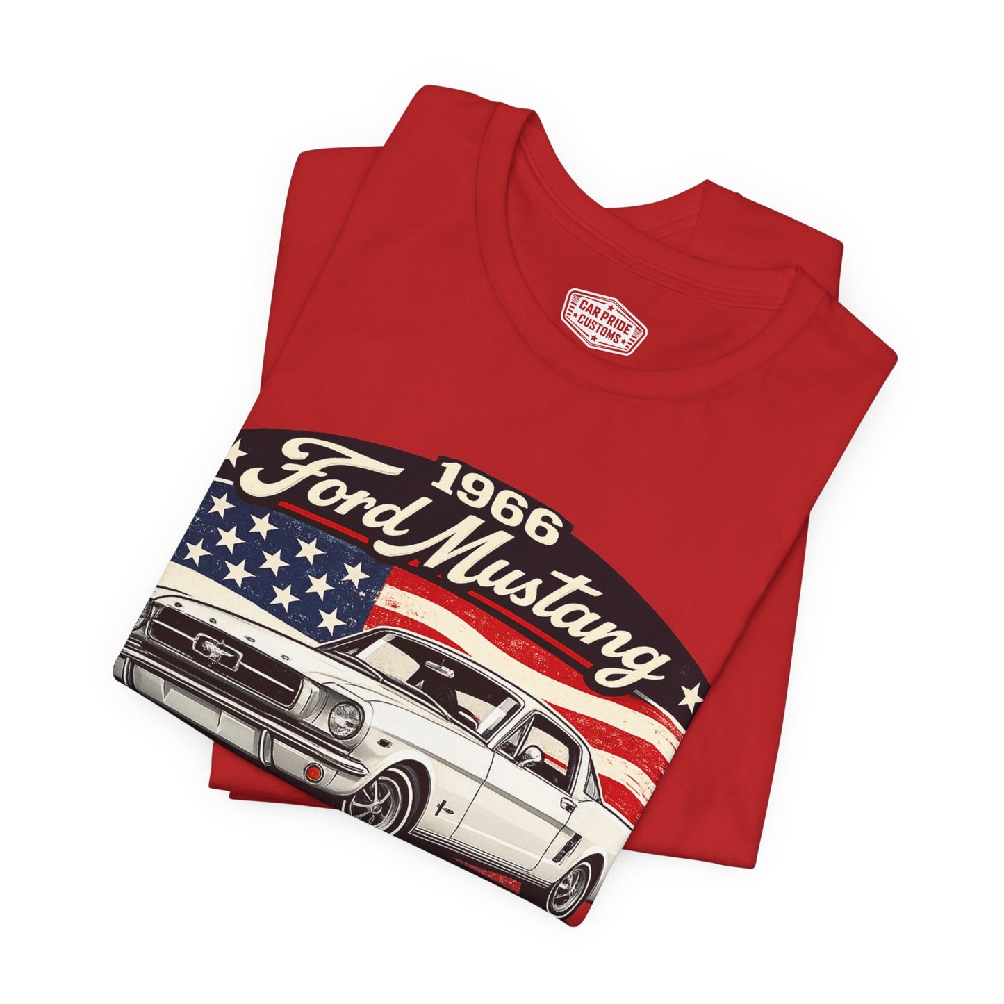 1966 Ford Mustang White Pride - Premium Tee