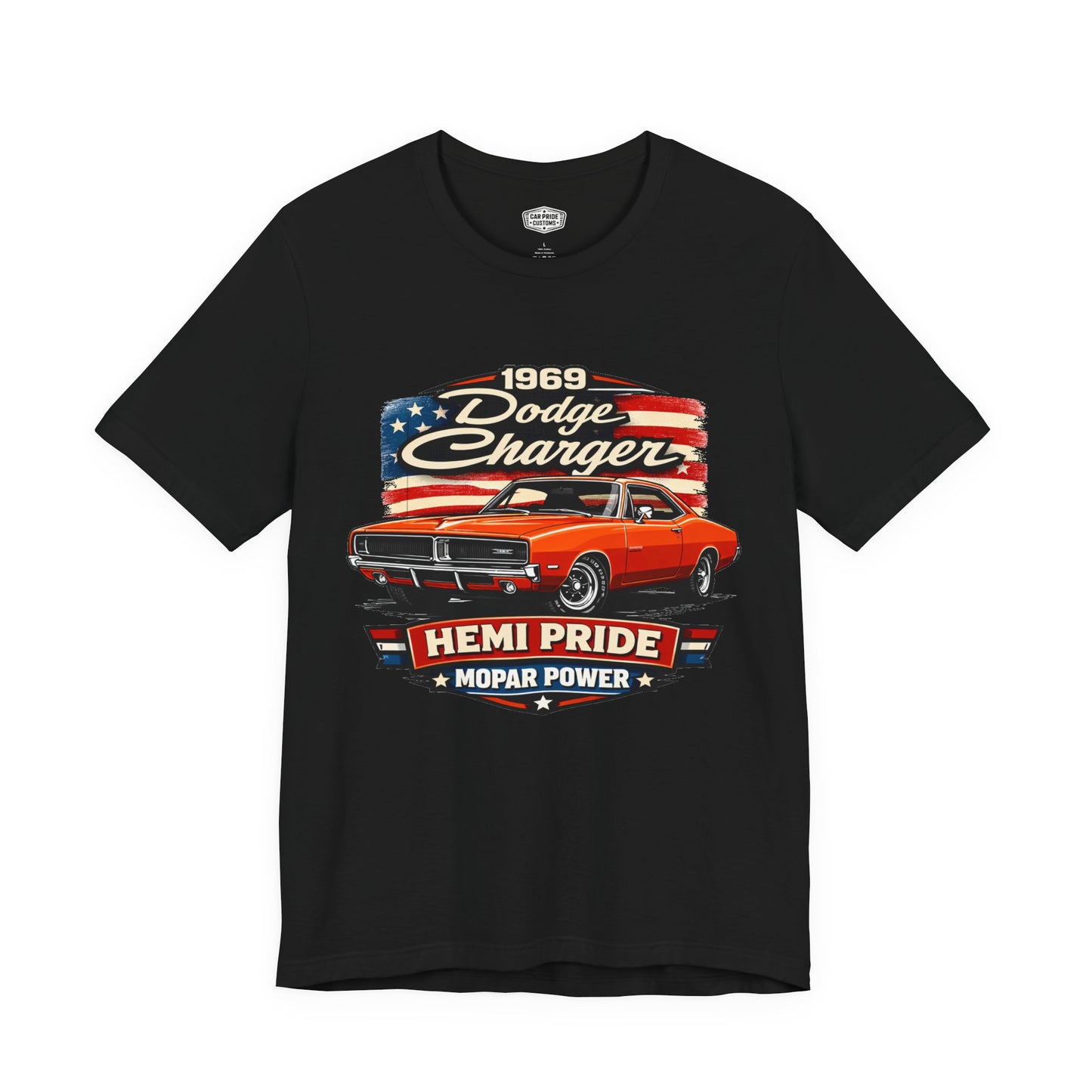1969 Dodge Charger Orange Pride - Premium Tee