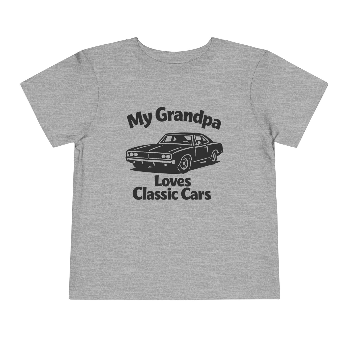 Funny Car T-Shirt | Classic Car Toddler T-Shirt| Grandpa Car Lover Gift | 1968 Dodge Charger | Grandpa Likes Cars