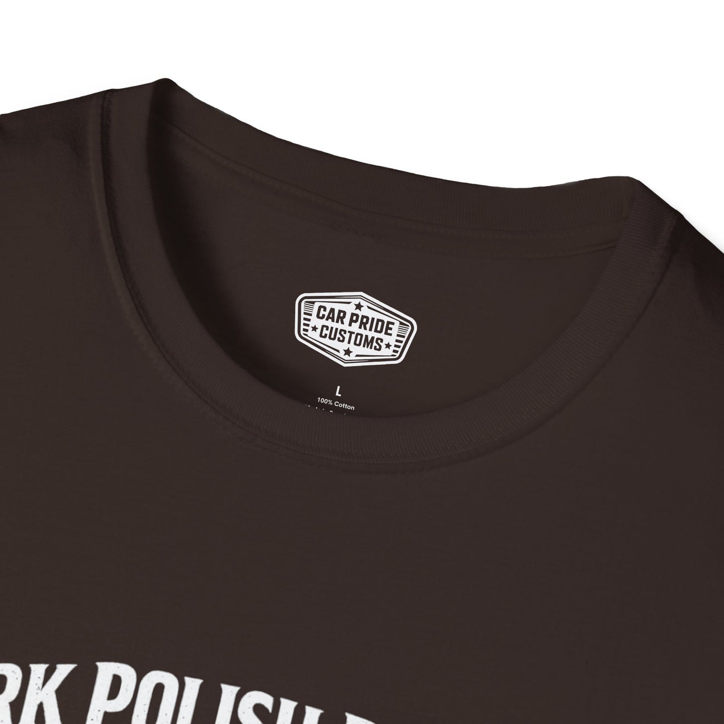 Park Polish Repeat | 1964 Chevy Impala SS T-Shirt | Funny Full-Size Muscle Show Graphic Tee | Impala Shirt