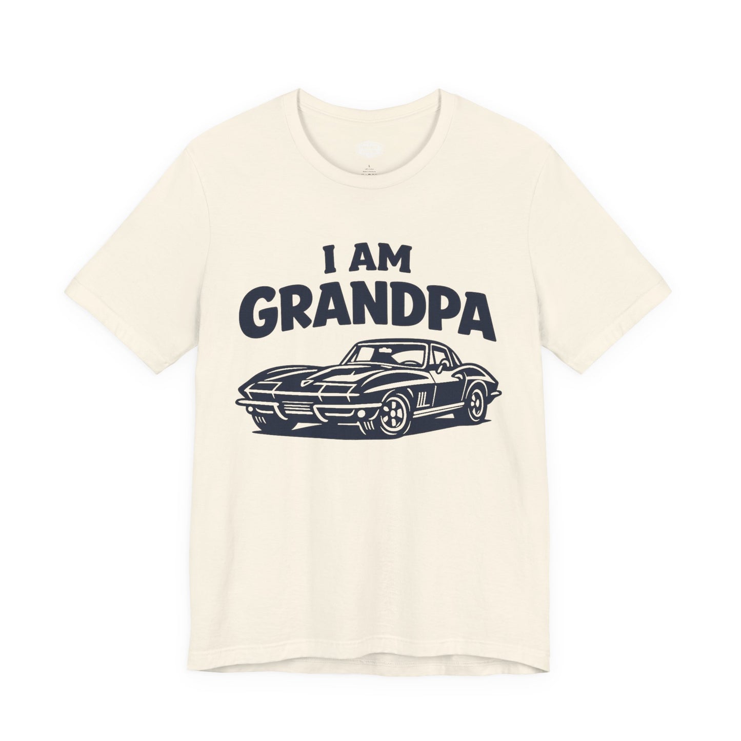 Funny Car T-Shirt | Classic Car Grandpa T-Shirt| Grandpa Car Lover Gift | 1967 Chevrolet Corvette | I am Grandpa
