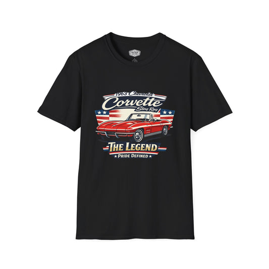 1963 Chevrolet Corvette Stingray Convertible Pride - Standard Tee
