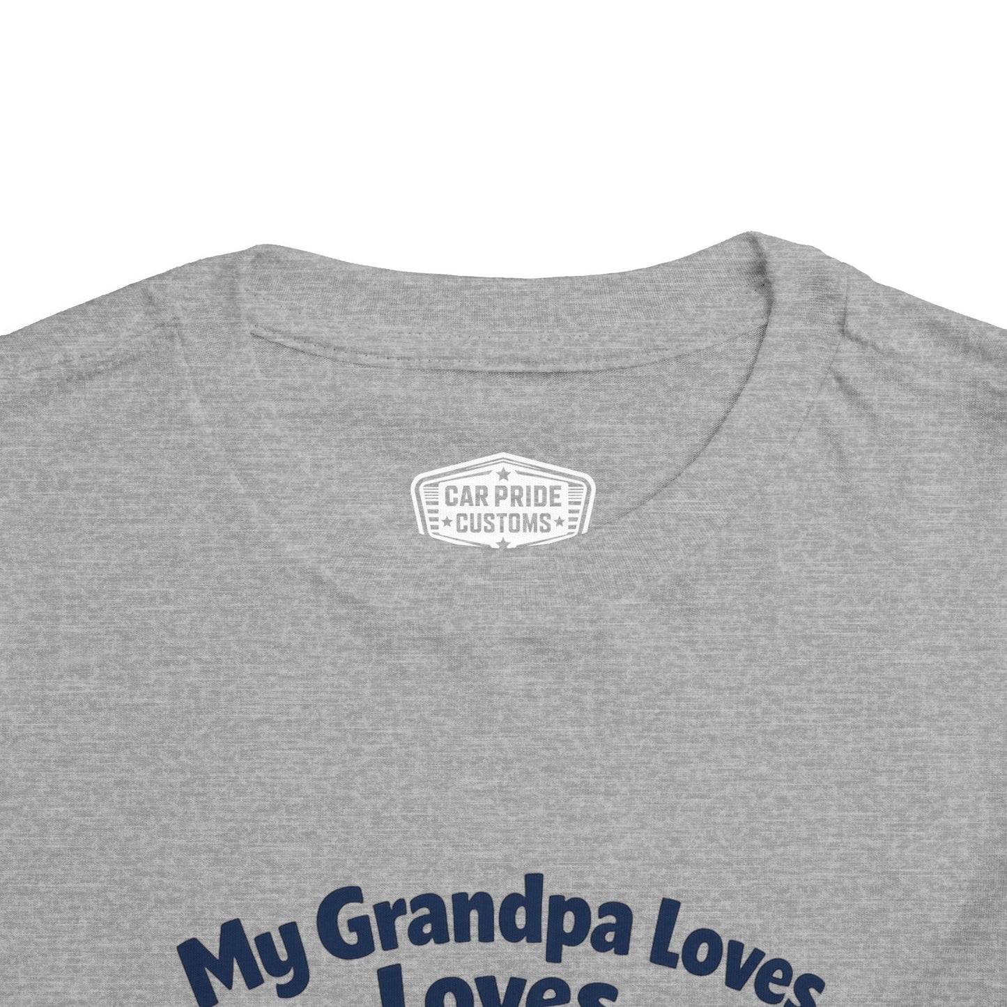 Funny Car T-Shirt | Classic Car Toddler T-Shirt| Grandpa Car Lover Gift | 1969 Pontiac GTO | Grandpa Likes Cars