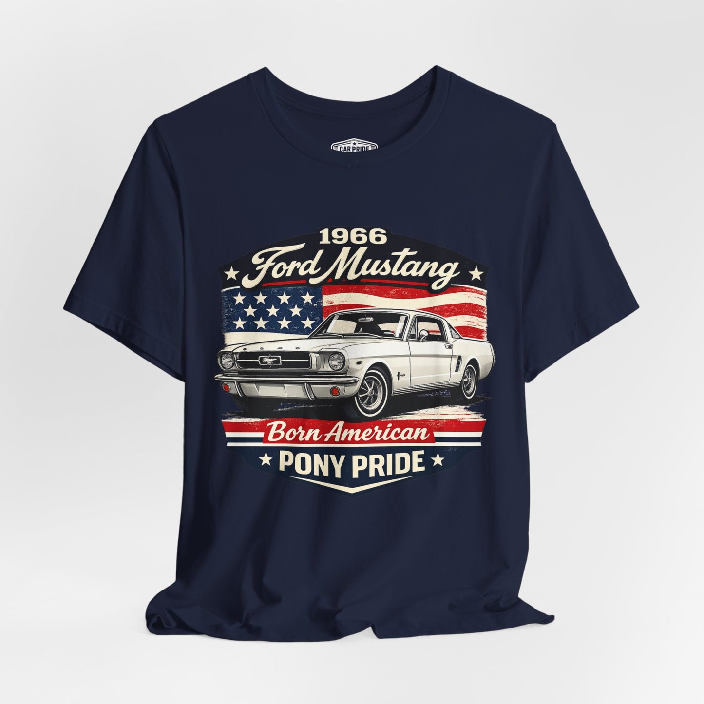 1966 Ford Mustang White Pride - Premium Tee