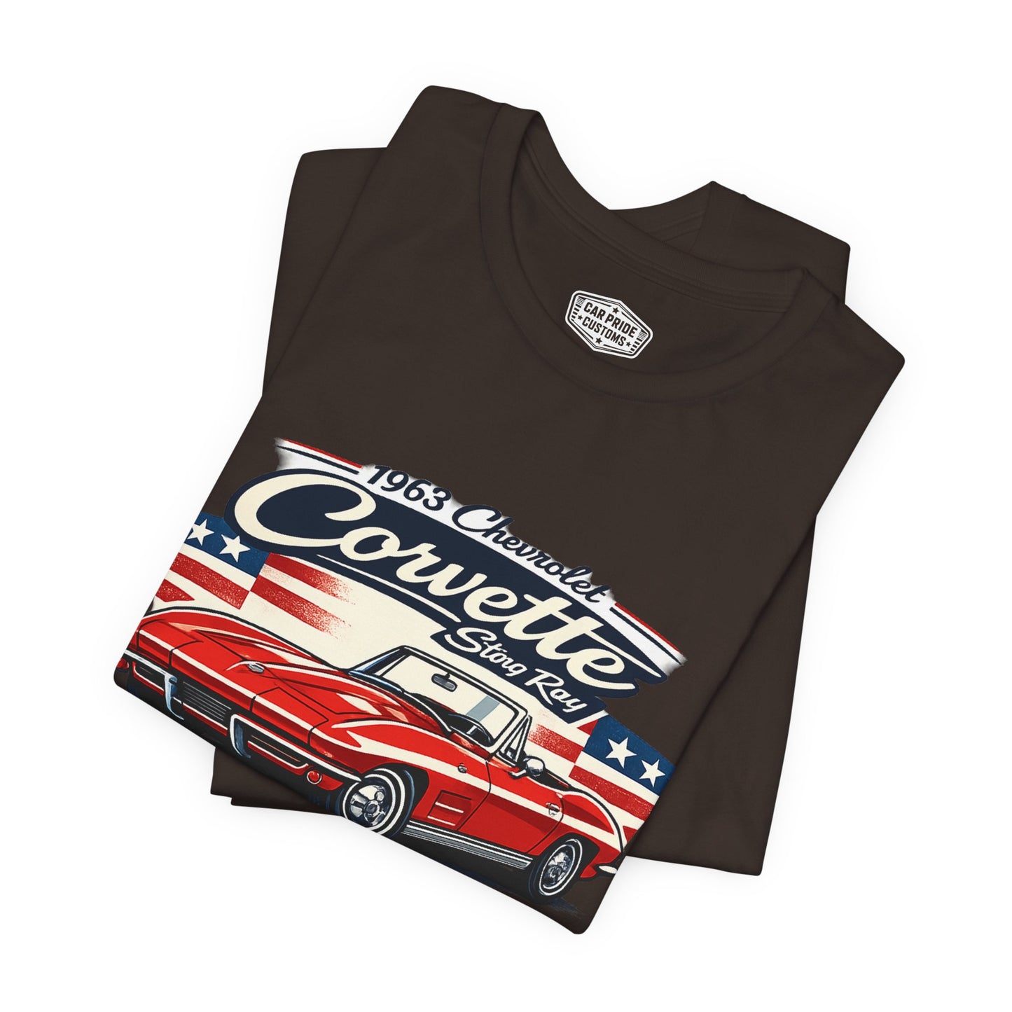 1963 Chevrolet Corvette Stingray Convertible Pride - Premium Tee