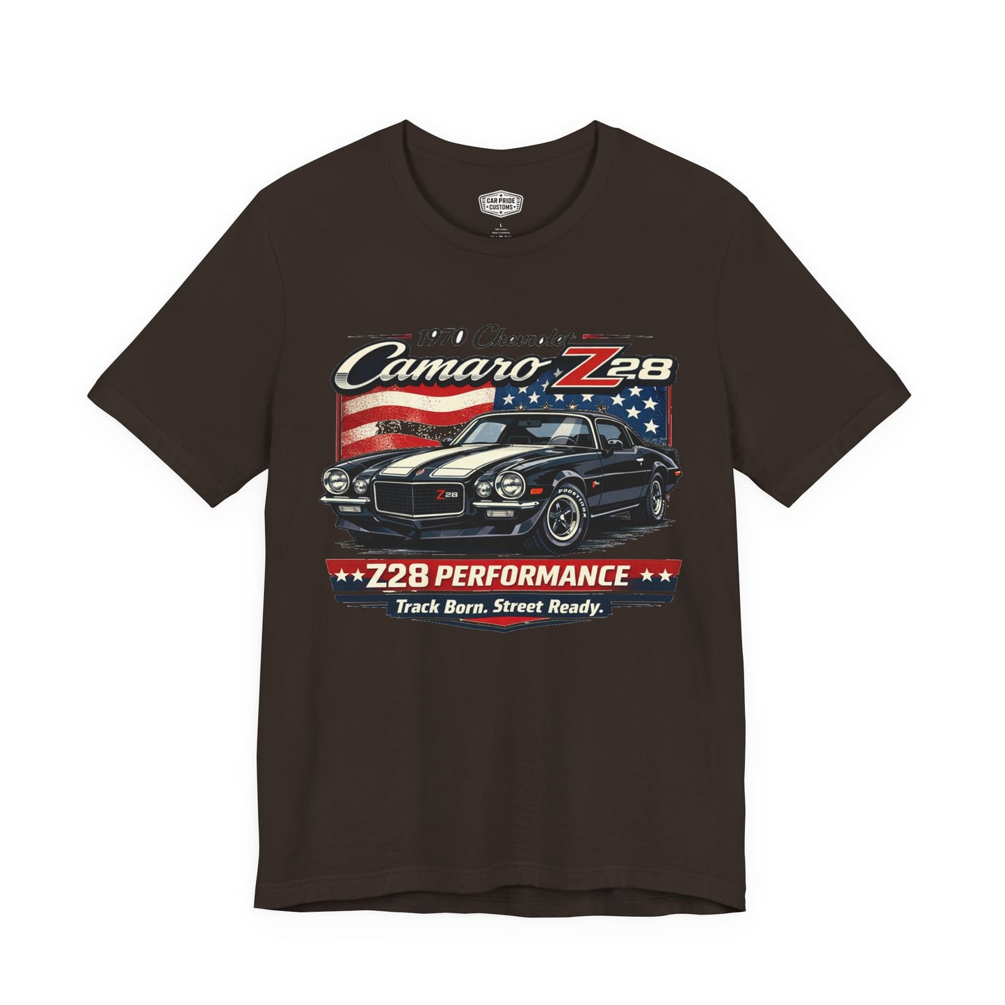 1970 Chevrolet Camaro Z28 Pride Shirt | Classic Car Gift for Dad | American Pride | Vintage | Classic | Premium Soft