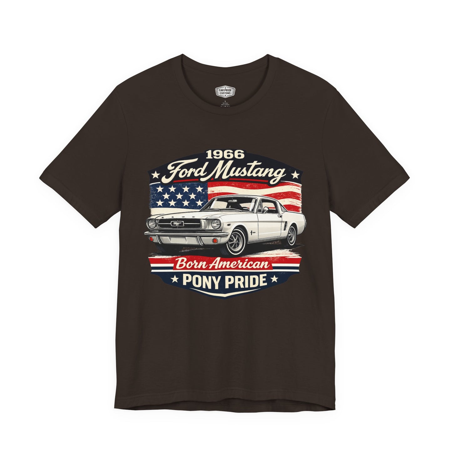 1966 Ford Mustang White Pride - Premium Tee