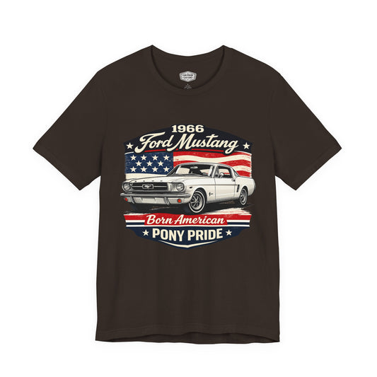 1966 Ford Mustang White Pride - Premium Tee