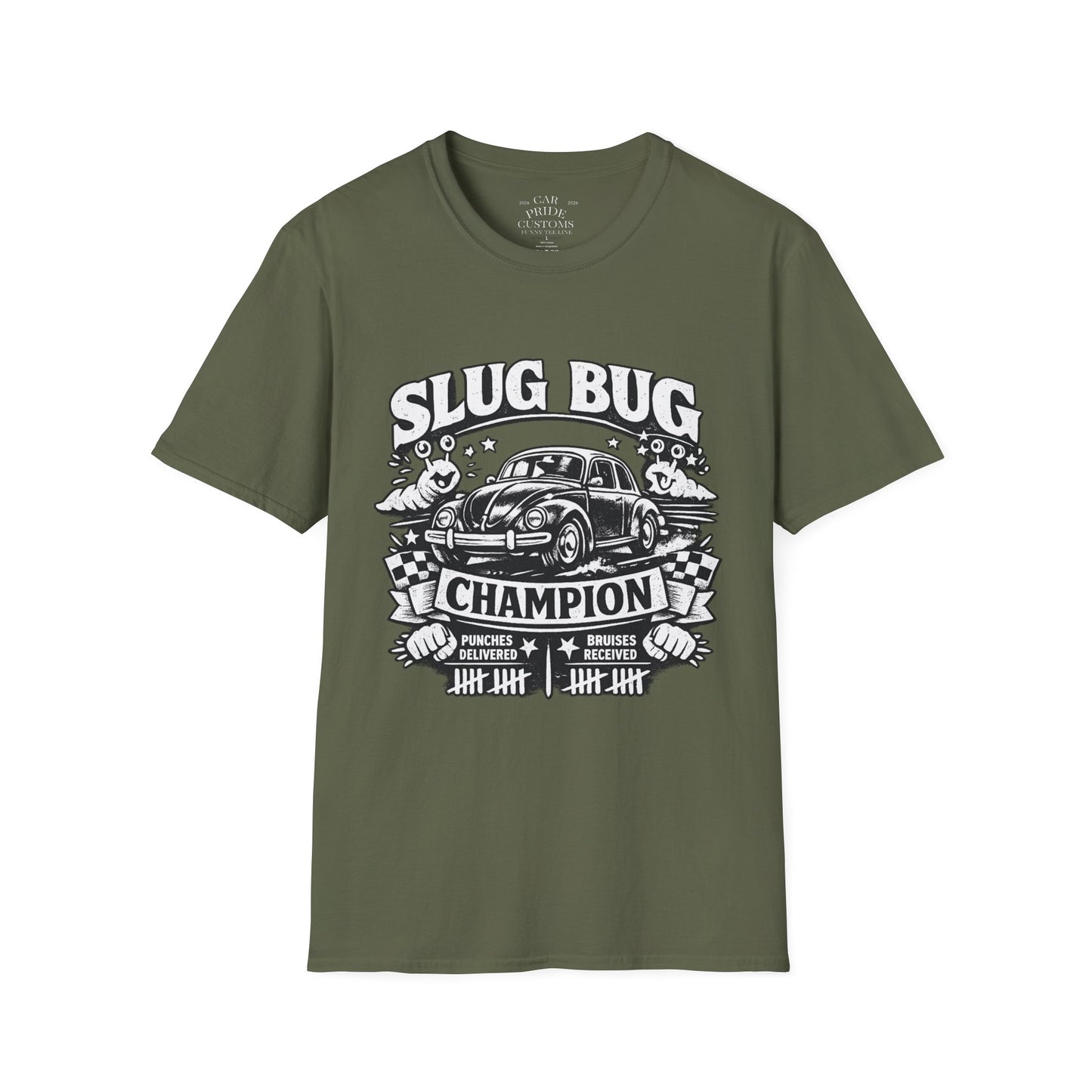 Slug Bug Champion | Funny Car Lover T-Shirt | Fathers Day Gift for Dad | Hot Rod | Car Lover Gift