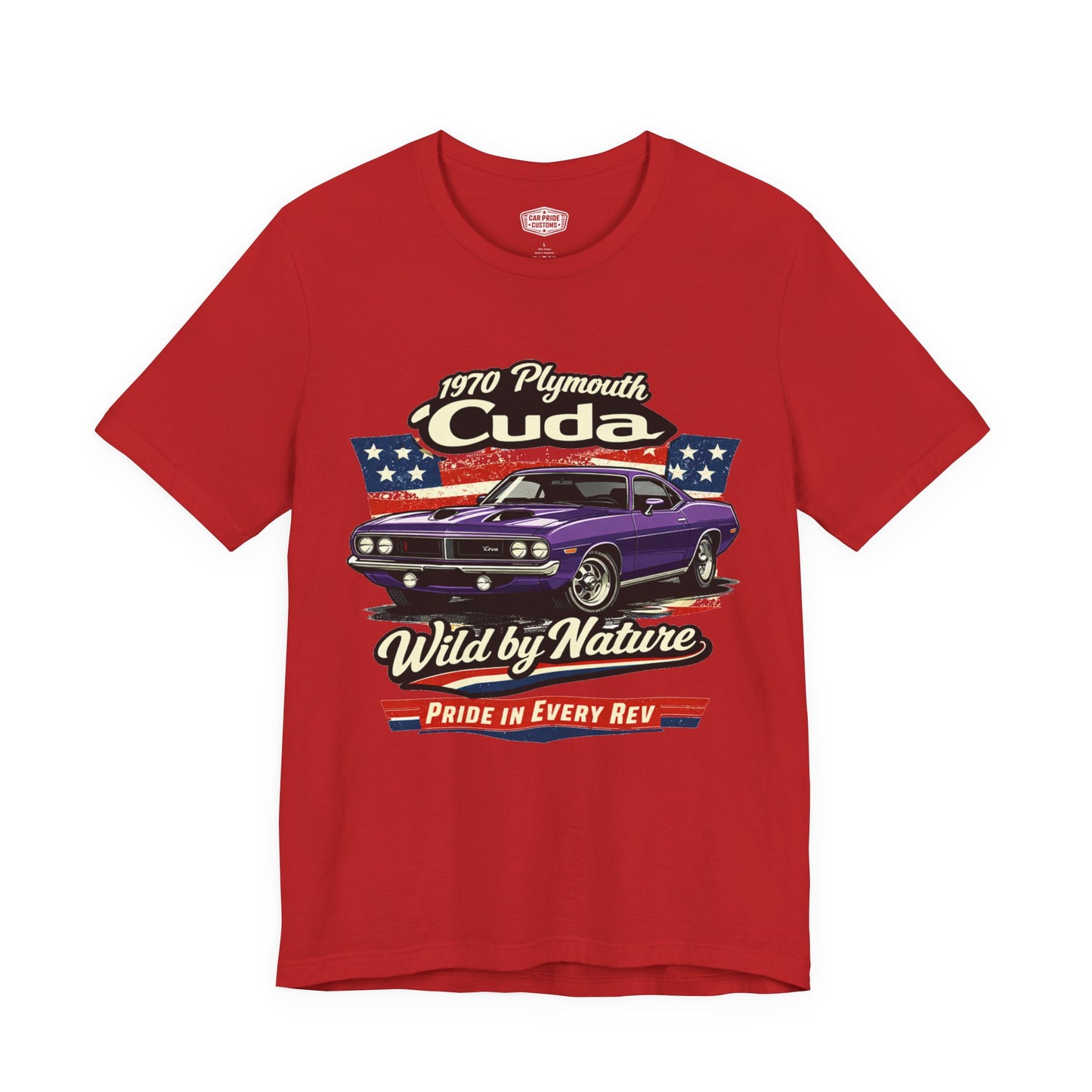 1970 Plymouth Cuda Purple Pride - Premium Tee