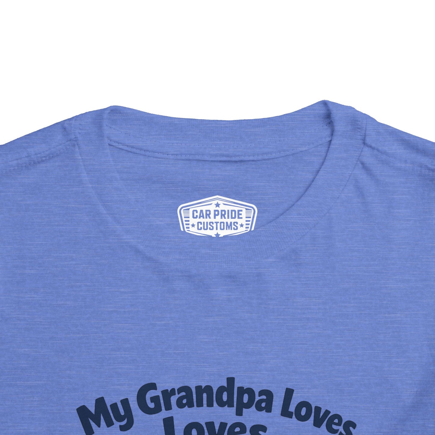 Funny Car T-Shirt | Classic Car Toddler T-Shirt| Grandpa Car Lover Gift | 1969 Pontiac GTO | Grandpa Likes Cars