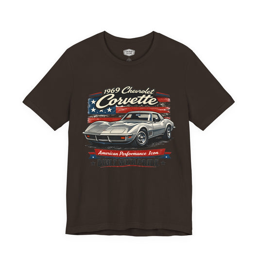 1969 Chevrolet Corvette Silver Pride - Premium Tee